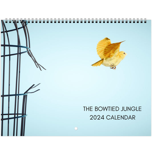 The Bowtied Jungle 2024 wall calendar (USA & CA)